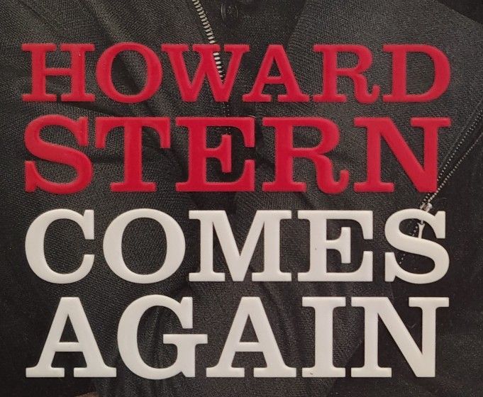 HOWARD STERN *COMES AGAIN*Hard Cover Book