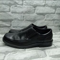 Dockers Shoes Mens 11.5 M Edson Dress Loafers Black Leather Square Toe 90-33524
