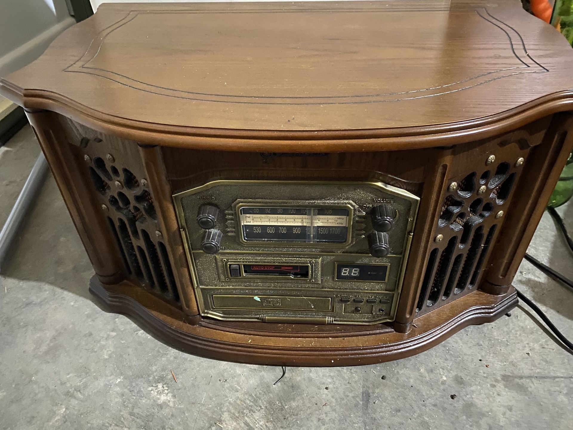 Antique record player