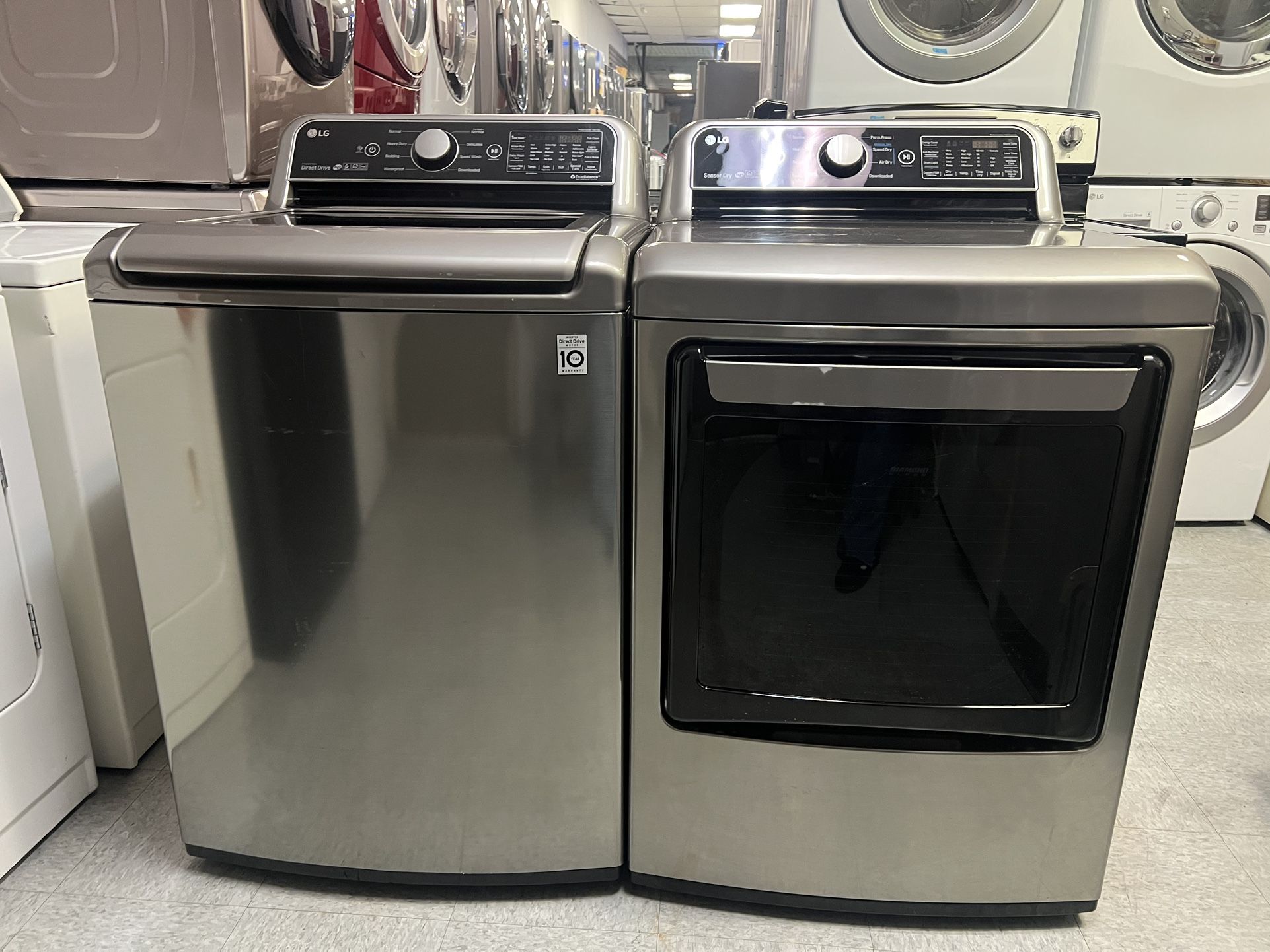 LG electric washer and dryer