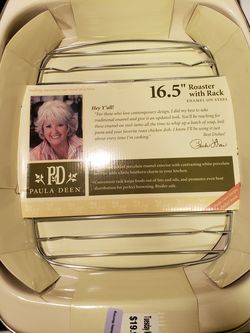 Paula Deen roasting pan with rack still in package