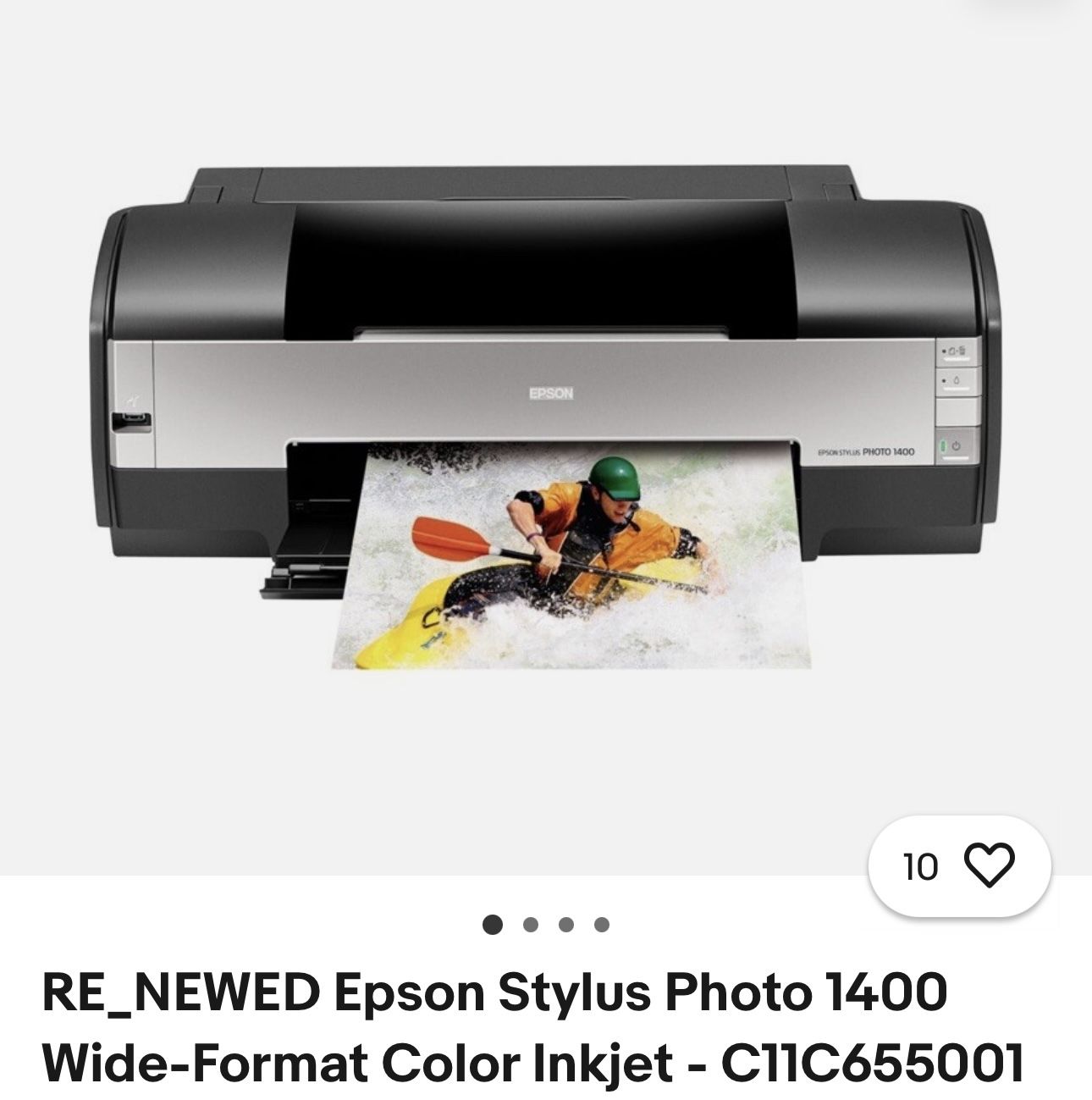 Epson Stylus Photo 1400 Wide-Format Color Inkjet