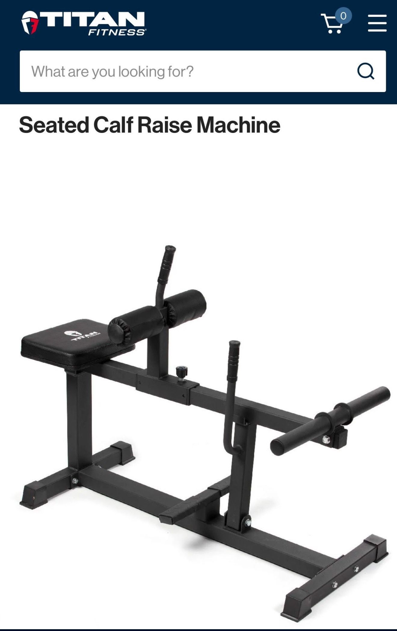 Titan Seated Calf Raise Machine
