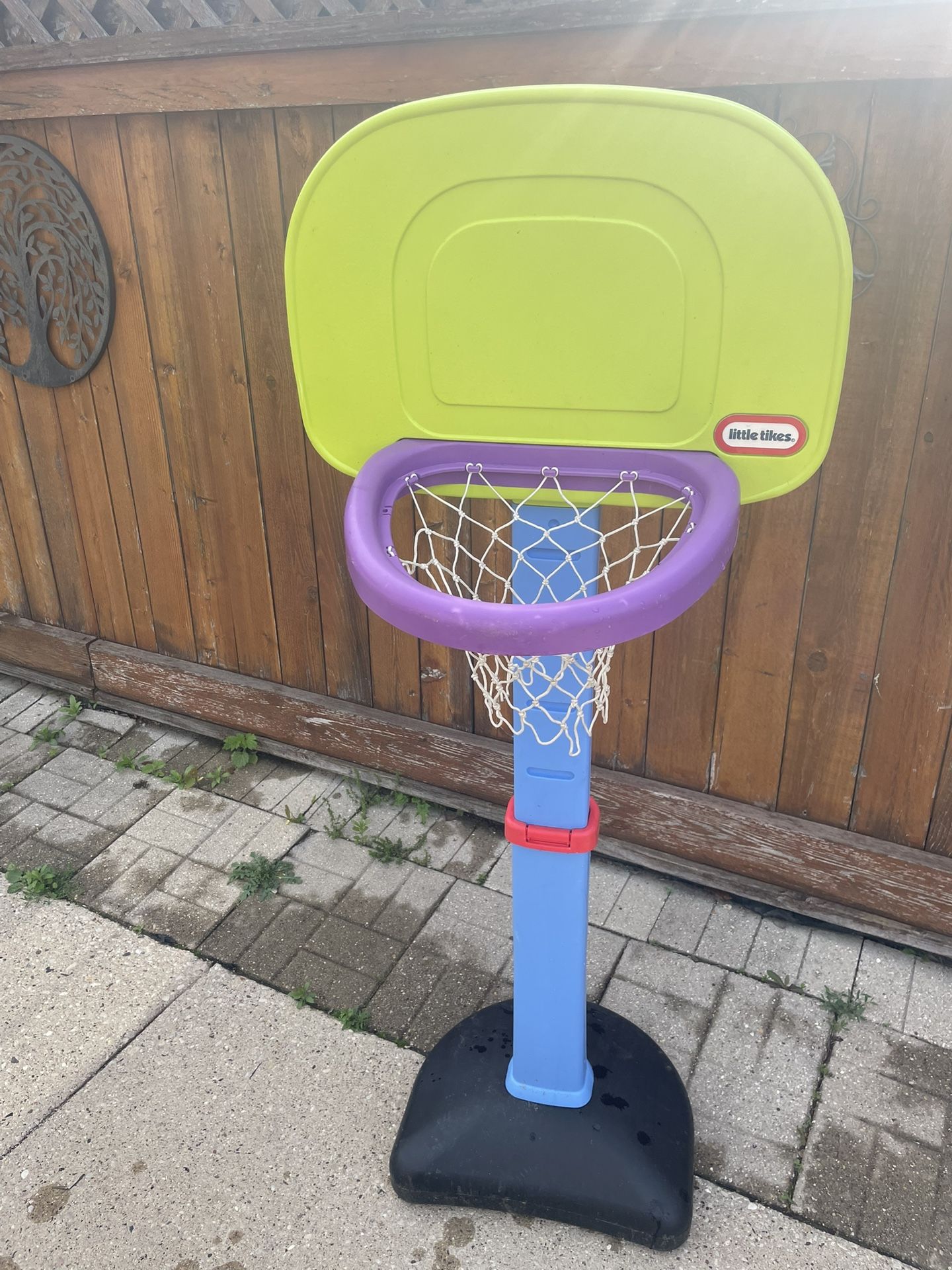 Toddler Basketball Hoop & Jr 🏀 6 Adjustable Heights as kid grows. Easy Score wide Rim