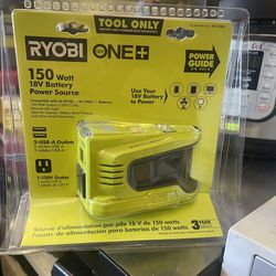 Ryobi 150-Watt Power Inverter for ONE+ 18V Battery (Tool Only)