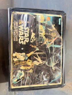 Original Star Wars case and action figures