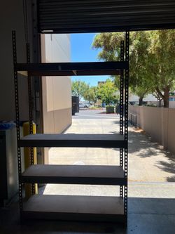 Industrial Shelving Unit 4ft length x 15in depth x 7ft height $60