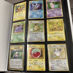 Vintage Pokemon Cards