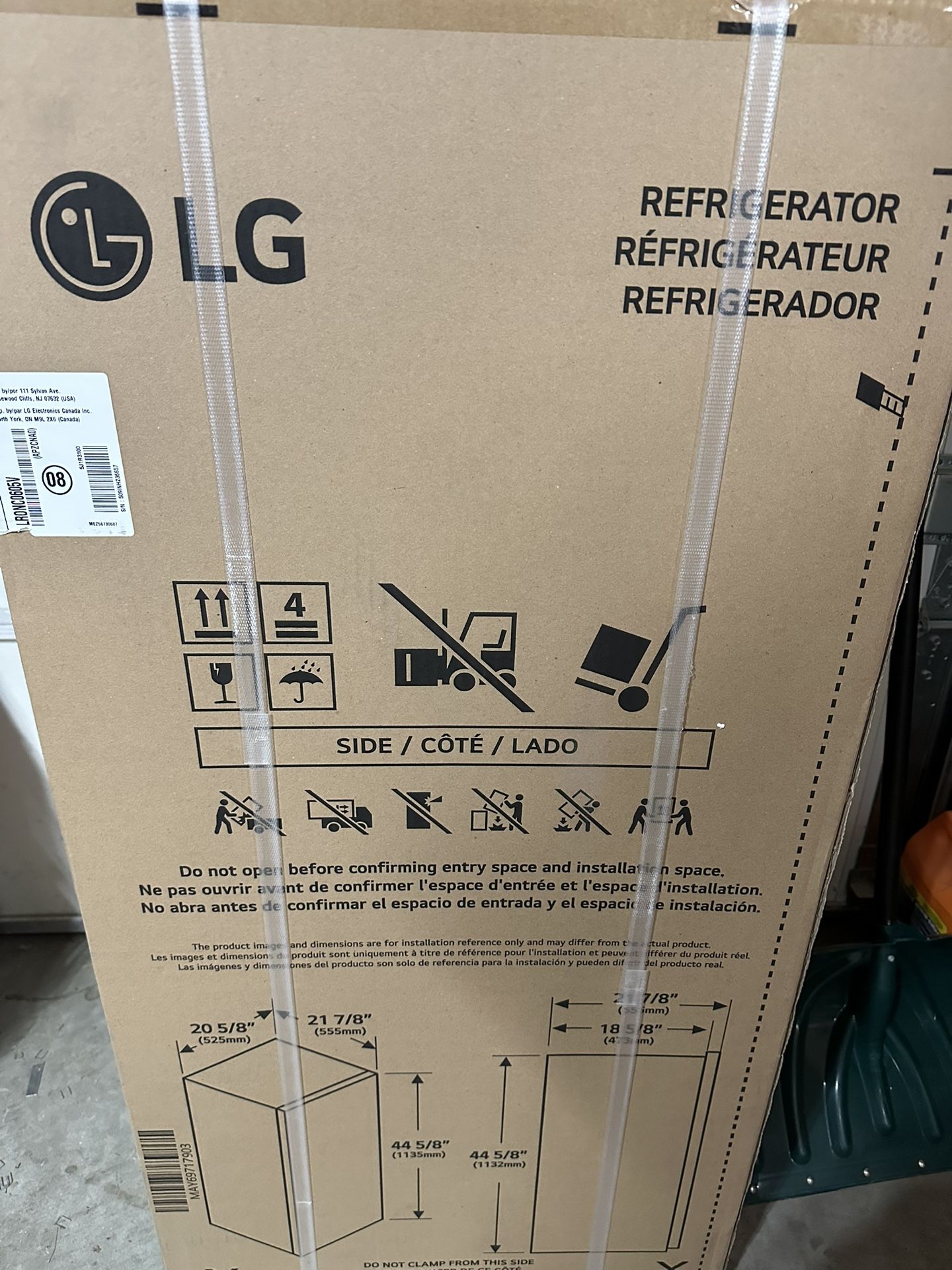 LG 20 inch Refrigerator