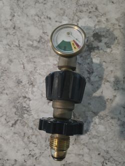 Propane Gauge And Adapter 