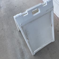 Sidewalk sign 36”x24”
