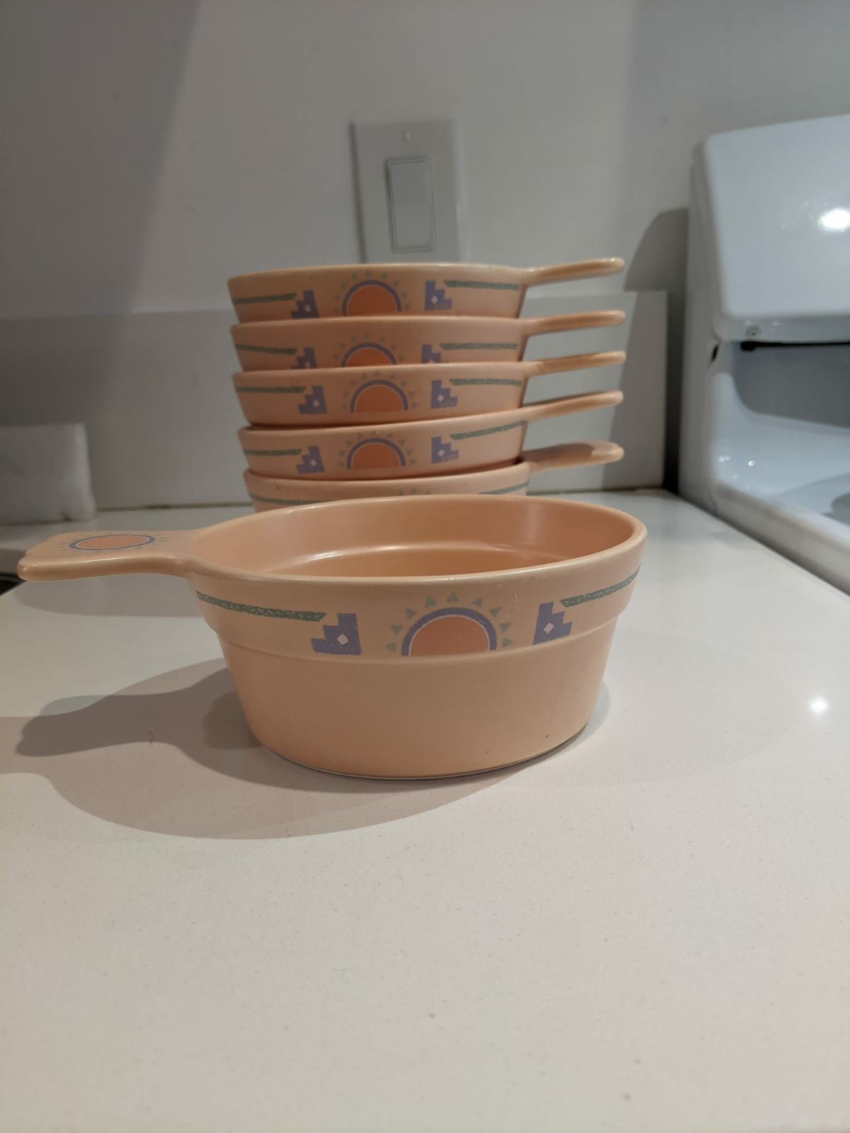 6pc soup bowl set