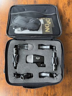 7-Piece Drum Microphone Set with Case