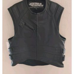 Leather BIKER VEST