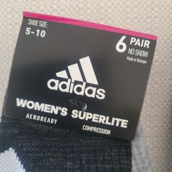 Four Packages Adidas Women's New Ankle Socks
