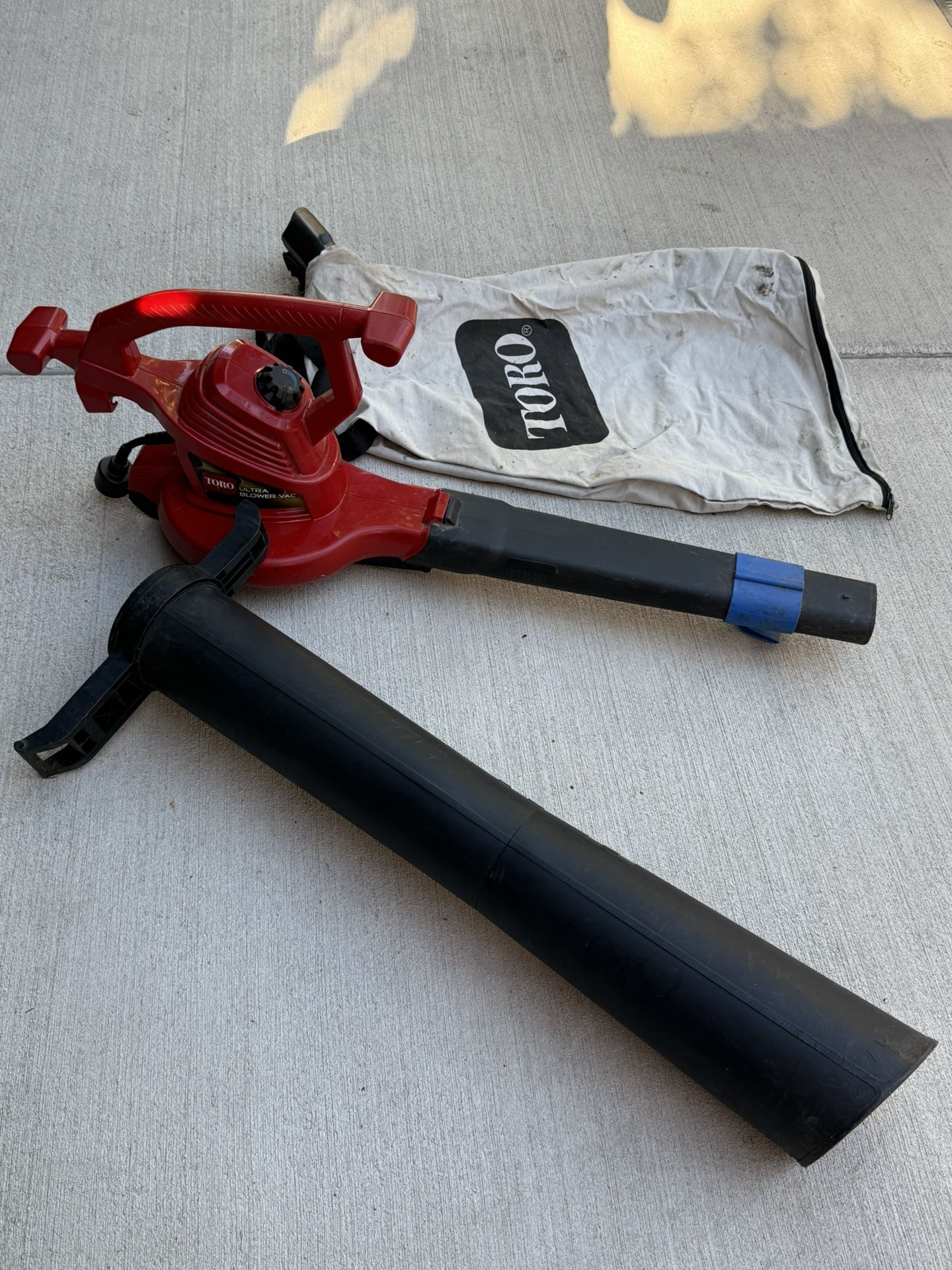 Toro Electric Leaf Blower/Vacune