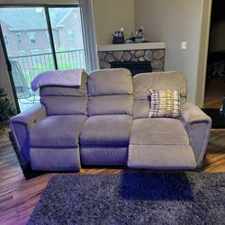 Sofa With Two Electric Recliners