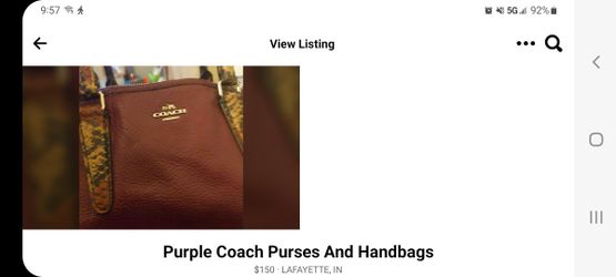 Coach Purse 