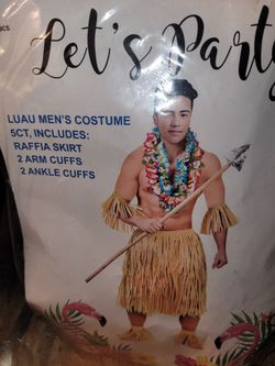 New Men's Luau Costume