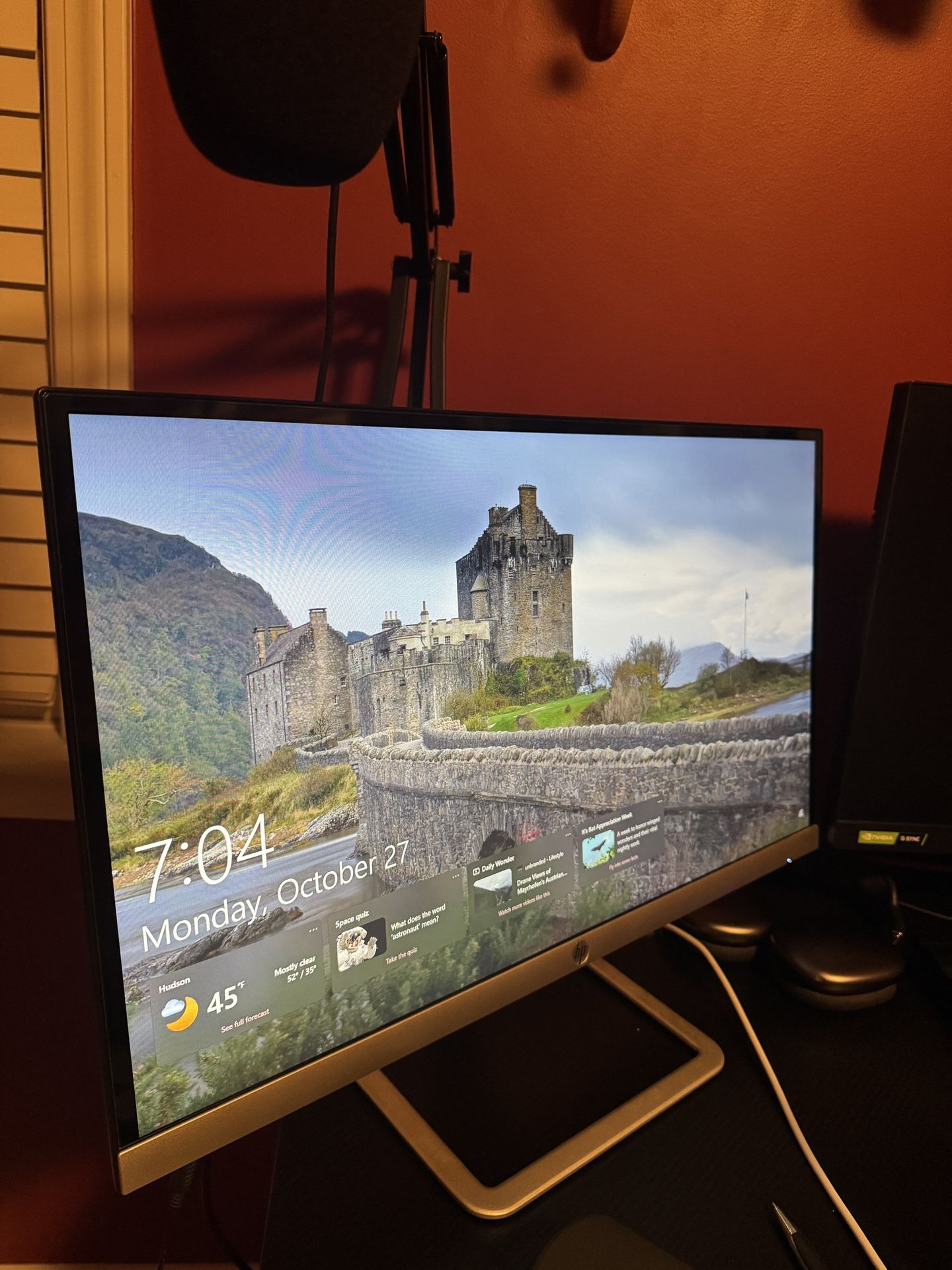 HP 24” LED Monitor — Excellent Condition + HDMI & Power Cable — Pick Up Today in Marlborough MA!