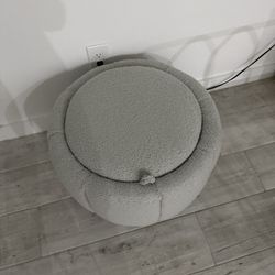 Grey Ottoman