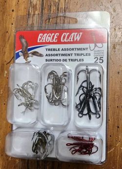 Eagle Claw 25ct Treble Assortment 