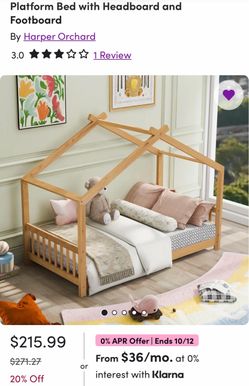 Platform House Bed - Twin