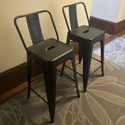 Metal Chairs/Stools