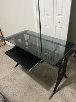 Glass Top Desk