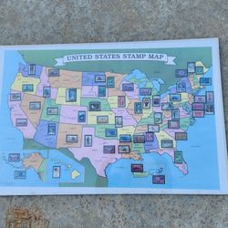 STAMP COLLECTION FRAMED !
