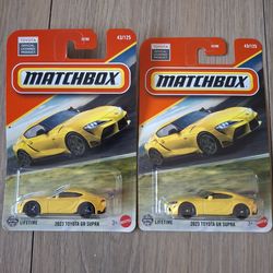 Matchbox  23Toyota GR Supra $3 each