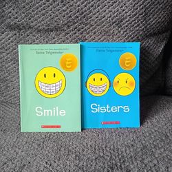 Raina Telgemeier Graphic Novels Reading Level 5+ Set of 2 Paperbacks -AG
