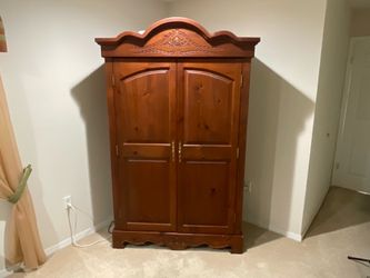 Wood Armoire
