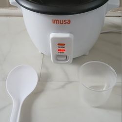 IMUSA 3 Cup White Electric Rice Cooker