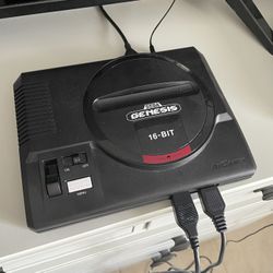 SEGA Genesis Flashback 16 Bit Home Console - Black With 2 Controllers