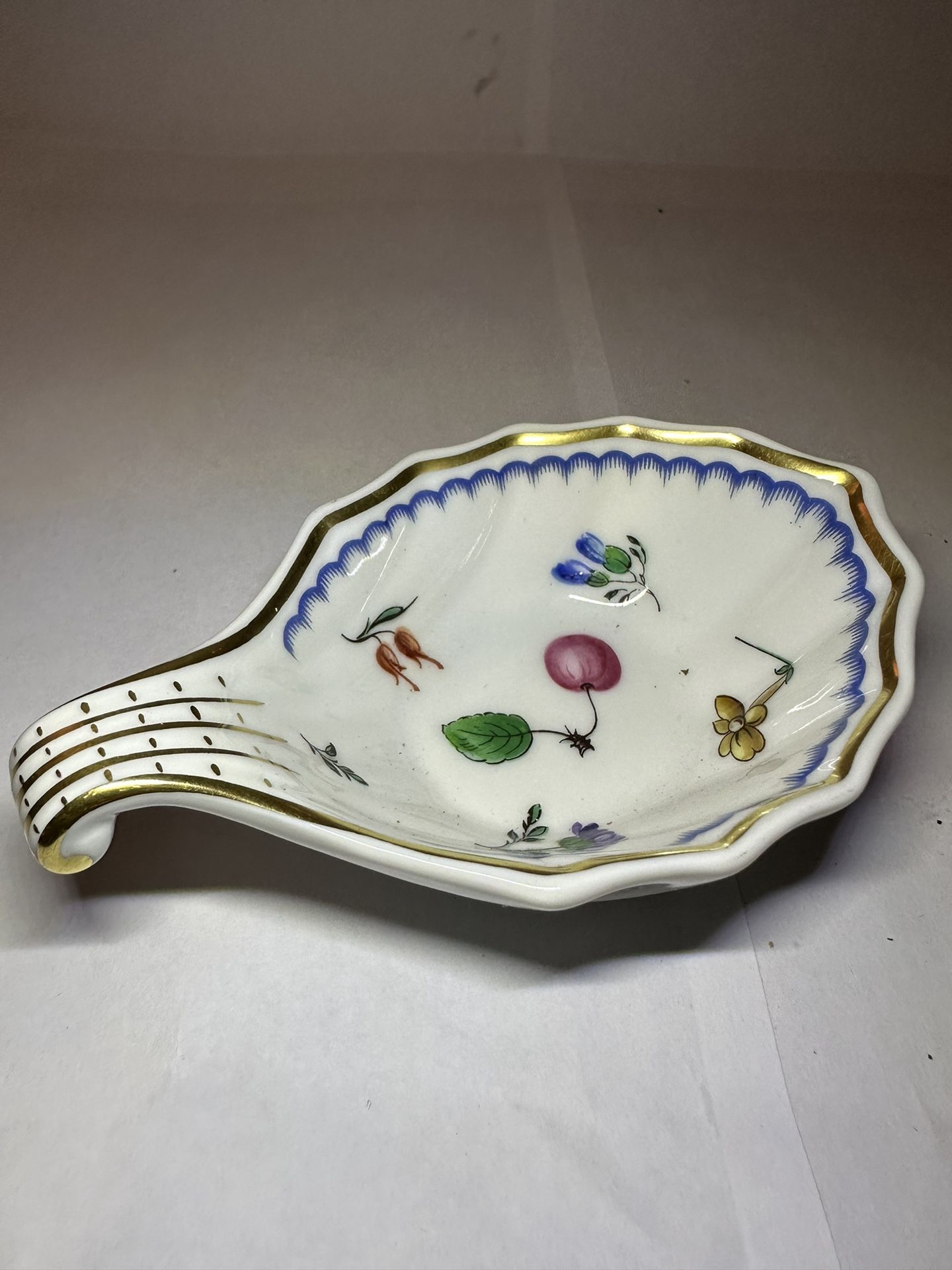 Vintage Bone China Made in Italy Scalloped Mini Tray
