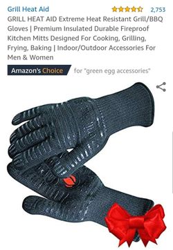 Heat proof gloves for grilling