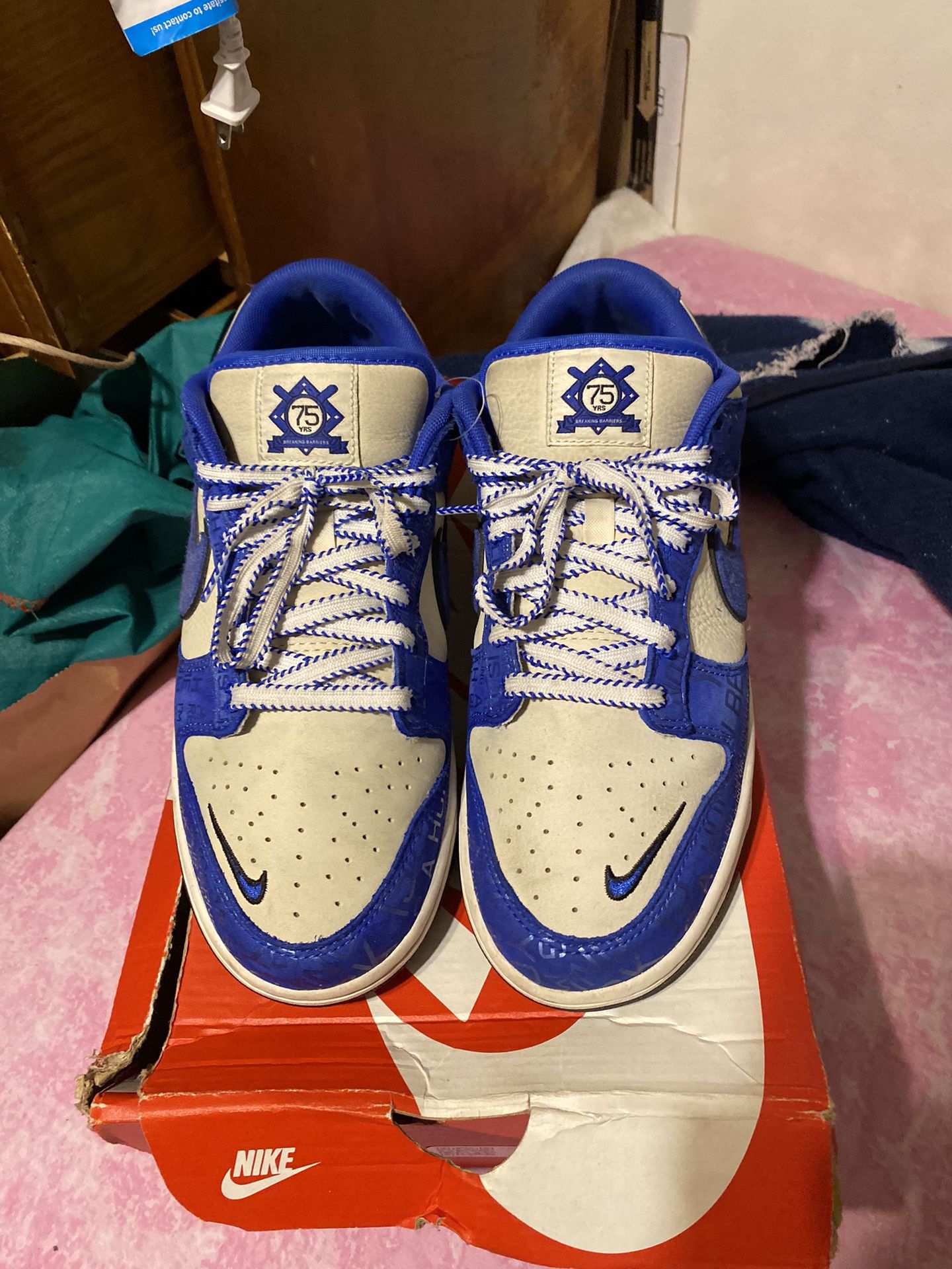 Nike Dunk Low Jackie Robinson 42 Sz 8.5