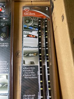 2 Color LED Flex Exterior Lights - Blue & White