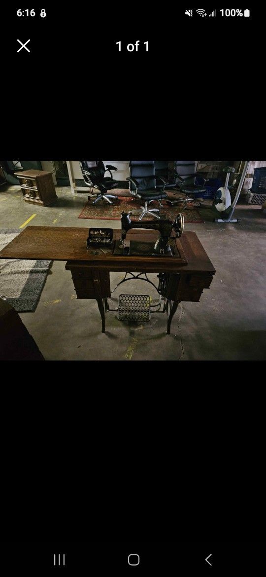 The Elgin Antique Sewing Machine
