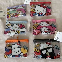 Hello Kitty And Friends Coin Purse Bundle 