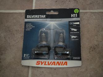 Sylvania H11 Silverstar Halogen Lamps Bulbs - NEW