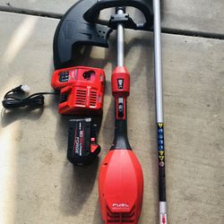 Milwaukee M18 FUEL 18V Brushless Cordless Battery Powered QUIK-LOK Power Head with Attachment Capability includes battery and charger