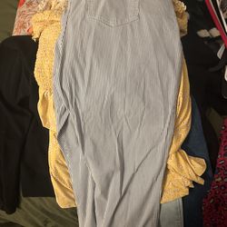 Pin Striped Capri Pants Woman’s Xl