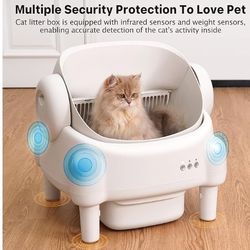 Electric cat litter box