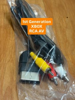 Original Xbox RCA AV Cable • 1st Generation Microsoft Xbox Console