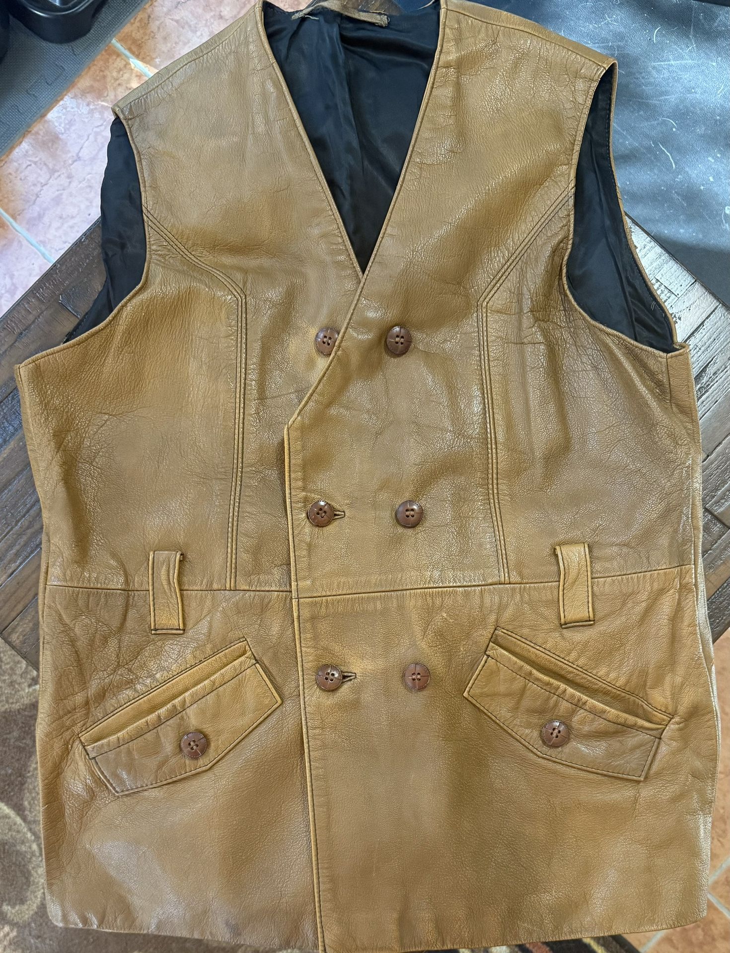 Men’s Leather Vest