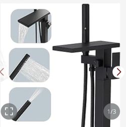 Freestanding Bathtub Faucet Without Valve