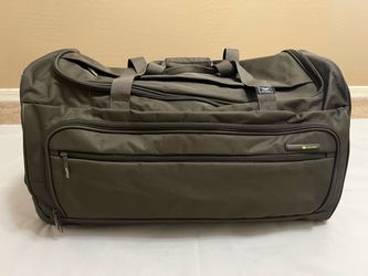 Delsey Large Olive Green Duffel Bag
