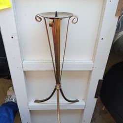 Gold Metal Candle Stand